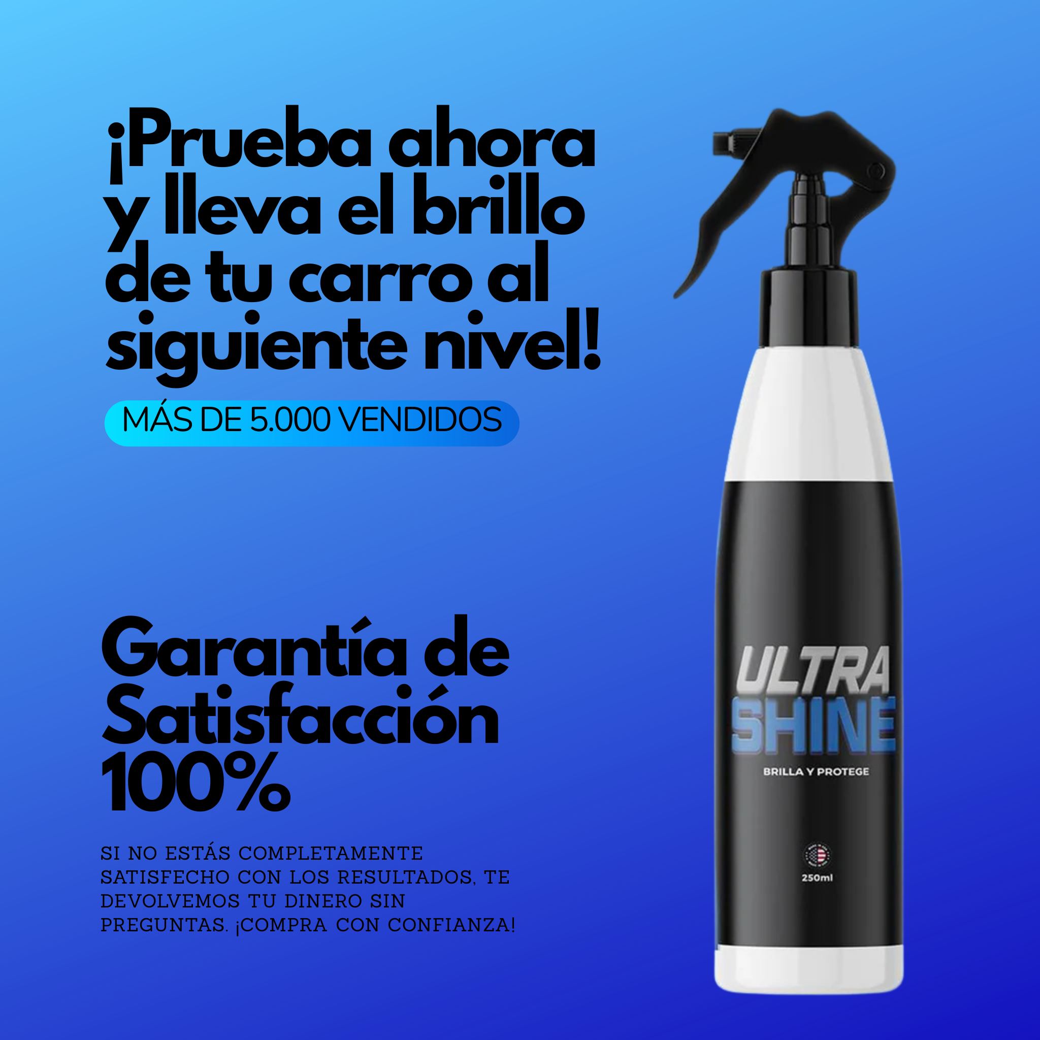 Spray Restaurador PREMIUM de Color y Brillo para Carros+ENVIO GRATIS