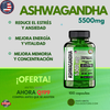 𝐀𝐒𝐇𝐖𝐀𝐆𝐀𝐍𝐃𝐇𝐀 𝟓,𝟓𝟎𝟎 𝐌𝐆 Reduce cortisol & estrés +ENVÍO GRATIS